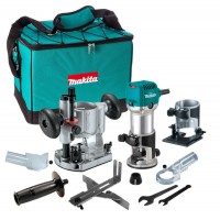 Makita RT0702CX2 240V Router & Trimmer Bases Set With Bag £287.95